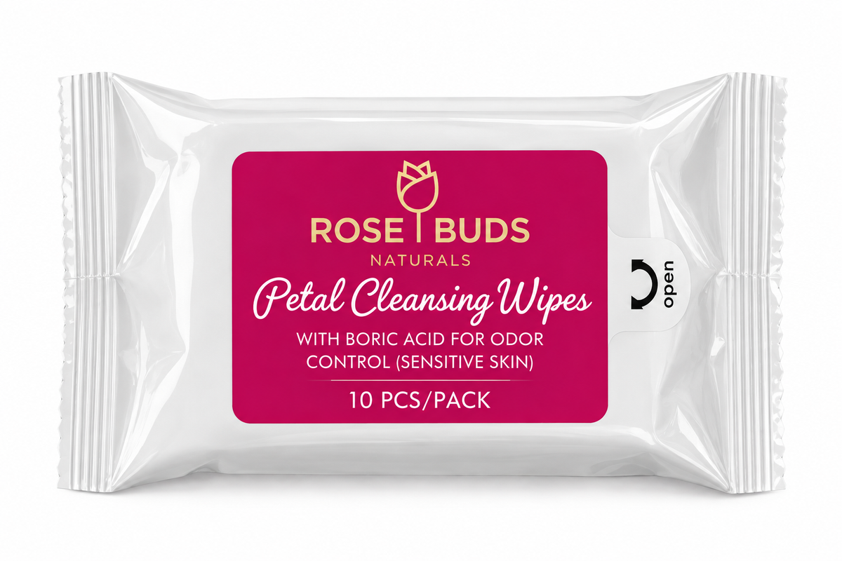 Petal Cleansing Wipes with (Boric Acid)