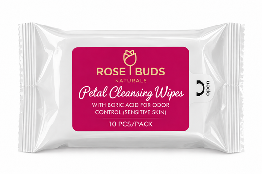 Petal Cleansing Wipes with (Boric Acid)